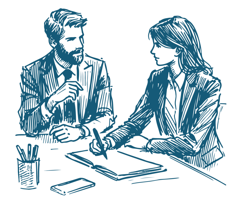 Grafik zeigt Unternehmerinnen Coaching in Düsseldorf und symbolisiert die Beraterleistung von Koeberle-Schmid in Familienunternehmen